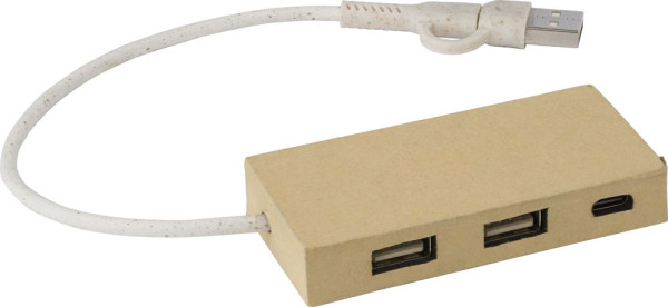 USB-hub Paulo | Gerecycled | 4 poorten