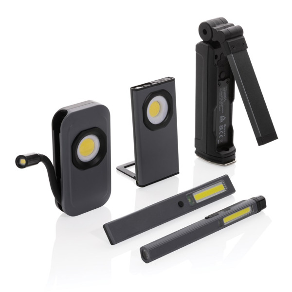 Gear X RCS rplastic USB-oplaadbaar zakformaat werklamp